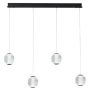 Langdon-4 Light Bar LED Pendant Black 5K