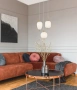 Pendant lamp PINO 1 Round Opal Matte 10W