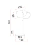 Table lamp TAZZA-T1 E27 Black
