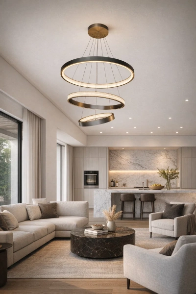 Pendant lamp Helisema 3 LED 3CCT BL