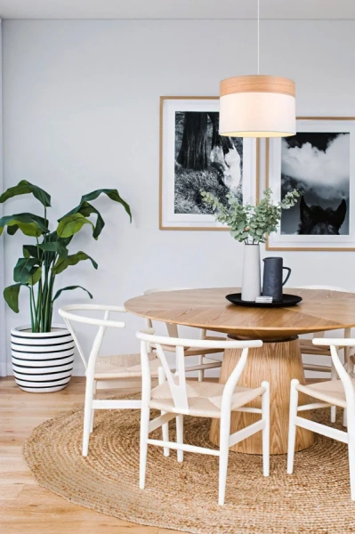 Pendant lamp TAMBURA03 E27 wood