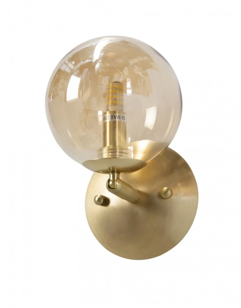 Wall light PASADENA-A1 Gold-Amber Glass Wall light PASADENA-A1 Gold-Amber Glass