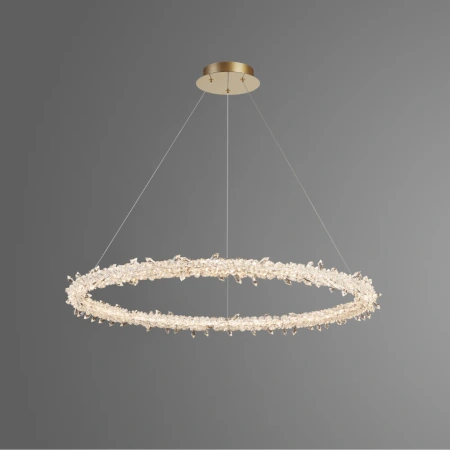 Pendant lamp Glacier K9 Crystal LED 80W 3K Dim GL