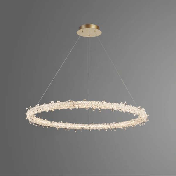 Pendant lamp Glacier K9 Crystal LED 80W 3K Dim GL