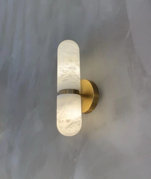 Wall light Alloza W1 Alabaster Spanish Marble G9 BRS