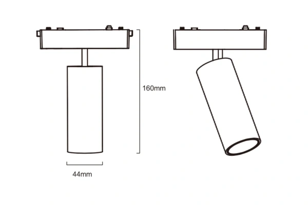 Track Spotlight Z3015-9.36.CCT.BK 48V 9W WIFI