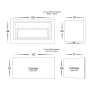 Step light Trin Rectangular 5W 3CCT LED WHT