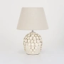 Table lamp Monica Ceramic E27 Ivory