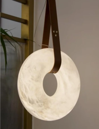 Pendant lamp Calcena P1 Alabaster Spanish Marble LED 12W 3CCT BRS