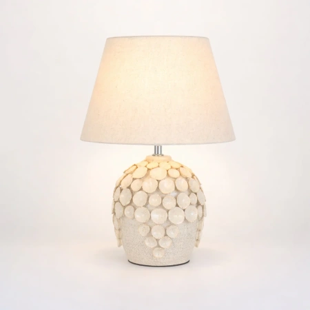 Table lamp Monica Ceramic E27 Ivory
