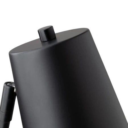 Table lamp Arlen Satin Black with adjustable shade