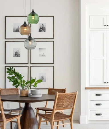 Pendant lamp MARBRE 1 E27 D17 AM