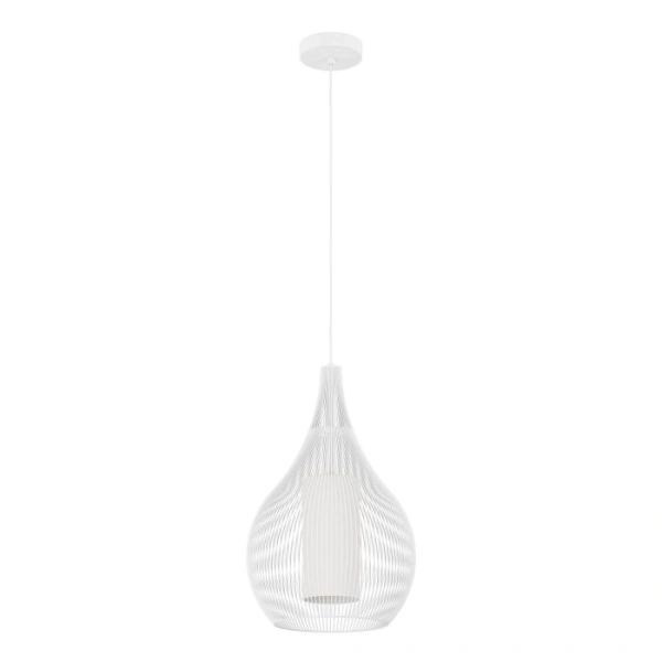 Pendant lamp RAZONI 1 WHT