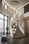 Pendant lamp Uranus 15 LED 90W CCT Dim D59 CHR remote