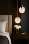 Pendant lamp Villastar 2 Alabaster Spanish Marble LED 12W CCT Dim BRS