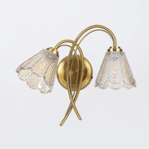 Wall light Coraline 2lt G9 ch/brs