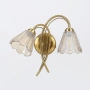 Wall light Coraline 2lt G9 ch/brs