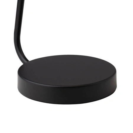 Table lamp Arlen Satin Black with adjustable shade