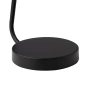 Table lamp Arlen Satin Black with adjustable shade
