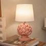 Table lamp Tasha Artichoke Set of 2 E14 Coral