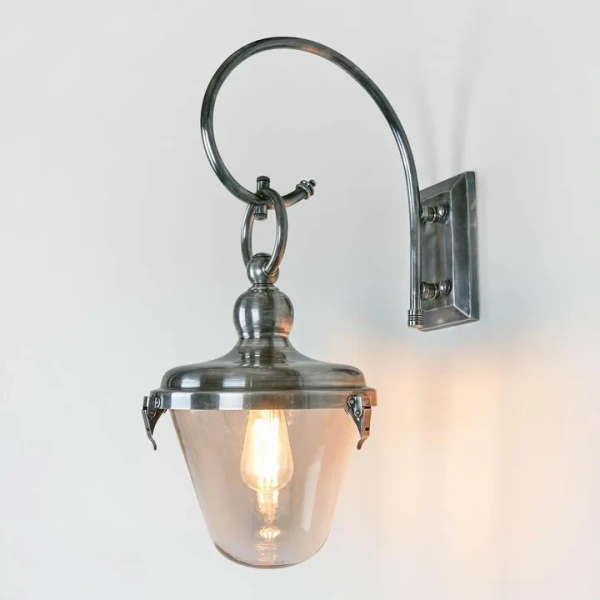 Wall light Savoy Outdoor Glass Shade Antique E27 H660 SVR