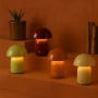 Table Lamp Mushroom LED CCT Dim Rechargeable Taupe