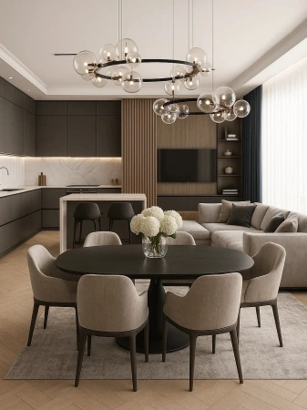 Pendant lamp Opera S15 BLK