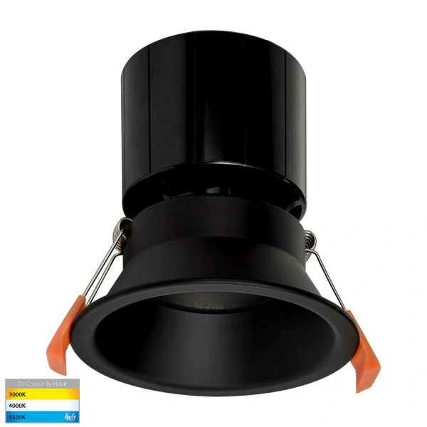 Recessed Downlight Prime Fixed Deep 3CCT LED 12W IP54 BLK Recessed Downlight Prime Fixed Deep 3CCT LED 12W IP54 BLK