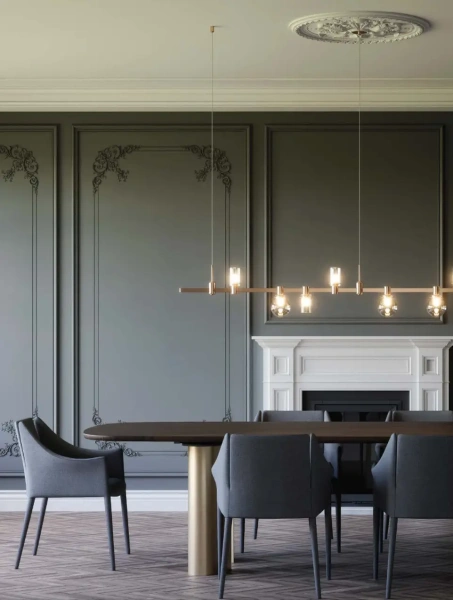 Linear pendant Gold track Classic 1 Z4000 2M LED 30W 3K Linear pendant Gold track Classic 1 Z4000 2M LED 30W 3K