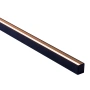 Aluminium Profile HV9693-2025-BLK 1m