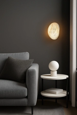 Wall light Ateca Alabaster Spanish Marble LED 5W 3CCT BRS
