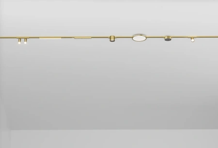 Track opal light LINEO Brass 48V 20W CCT