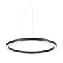Pendant lamp NEBULA.60 CTS 60CM LED RING BLACK