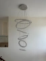 Pendant lamp Argus Crystal Ring 6 LED 93W CHR Remote