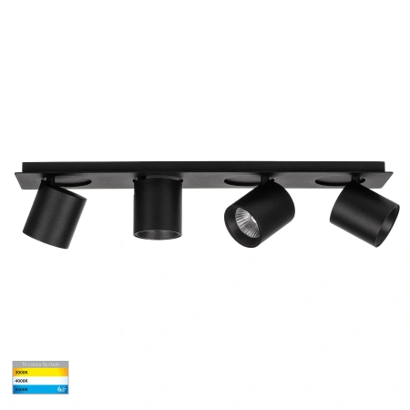 Wall light Sbarra Bar 4 Light 3CCT BLK