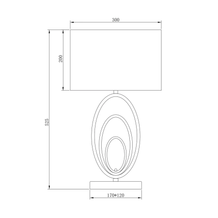 Table lamp Elora E27 GL