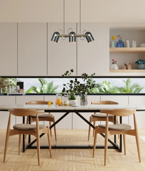 Pendant lamp TAZZA1 E27 BLK