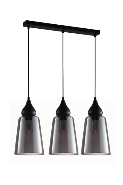 Pendant lamp JEREZ2X3S E27 black