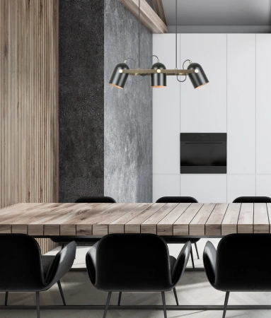 Pendant lamp TAZZA1 E27 BLK