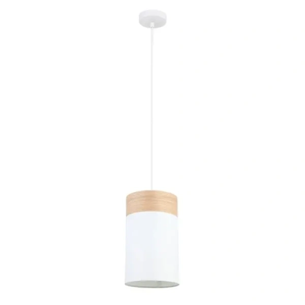 Pendant lamp TAMBURA01 E27 wood