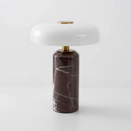 Table lamp Avra Aubergine Marble Touch LED