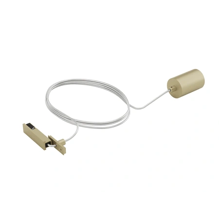 Surface track MUSE power feeder suspended 48V Brass