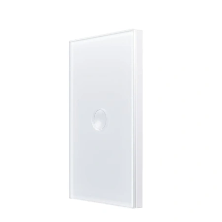 Wall Switch Single Gang Scalloped Zigbee Wifi WHT