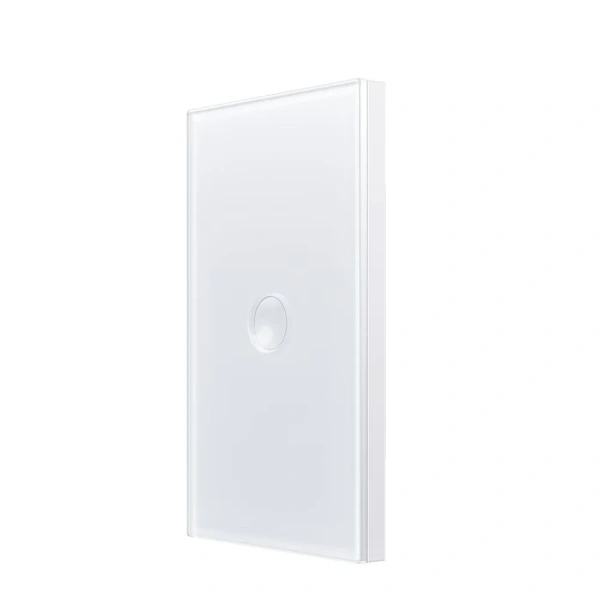 Wall Switch Single Gang Scalloped Zigbee Wifi WHT