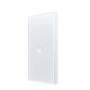 Wall Switch Single Gang Scalloped Zigbee Wifi WHT