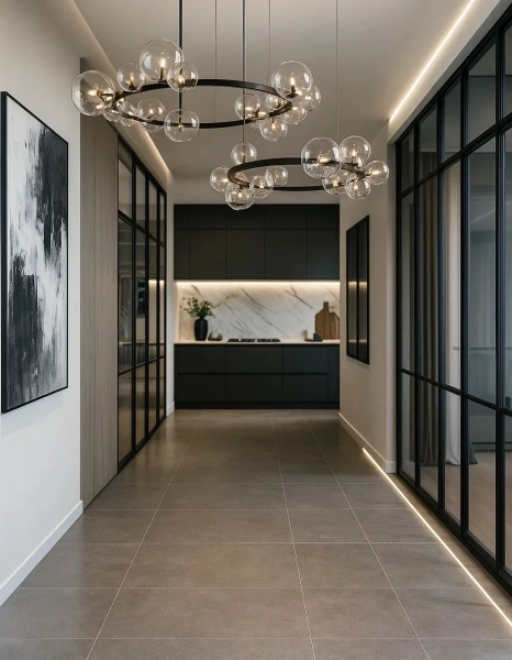 Pendant lamp Opera S15 BLK