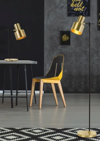 Floor lamp CROSET E27 D150 BLACK