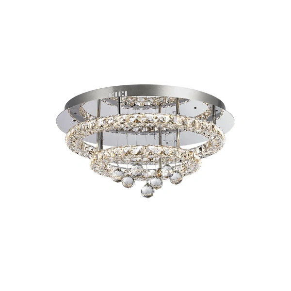 Ceiling light Horos Crystal LED 22W CCT Dim D55 CHR remote Ceiling light Horos Crystal LED 22W CCT Dim D55 CHR remote