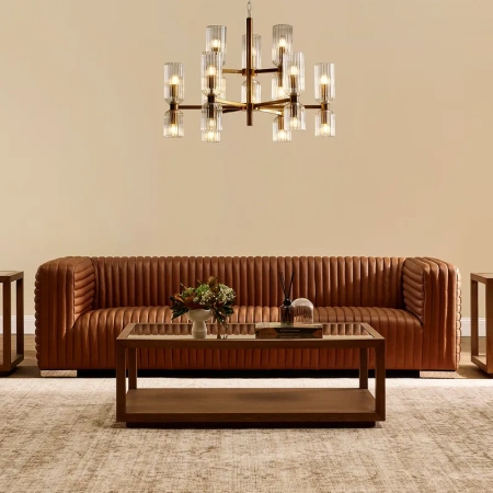 Pendant lamp Hepburn Large E14 BRS