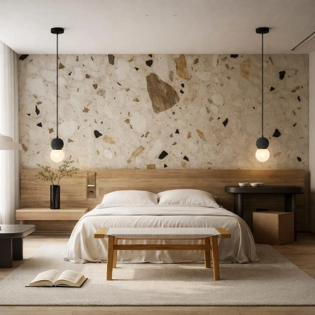 Pendant lamp Noir Terrazzo G9 BL